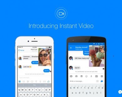 Facebook Messenger cập nhật tin nhắn video trên iOS và Android