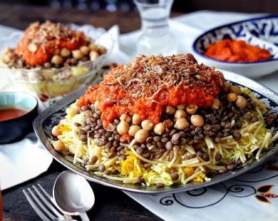 Sự đa sắc trong ẩm thực Ai Cập