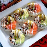 Món sushi donut bé nào cũng nghiện