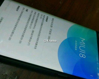 Lộ diện máy ảnh kép của Xiaomi Mi Note 2