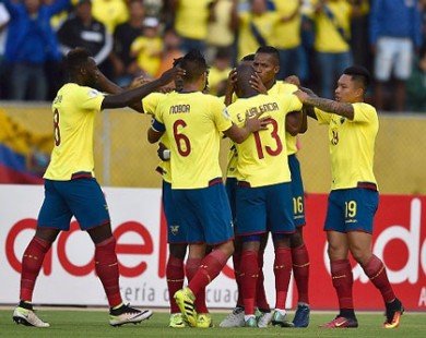 Kết quả vòng loại World Cup 2018 khu vực Nam Mỹ (ngày 7.10)