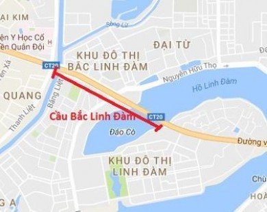 Hà Nội sắp xây cầu gần 44 tỷ đồng vượt hồ Linh Đàm