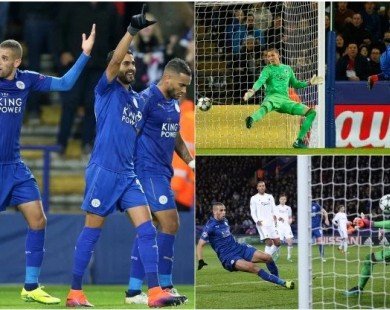 Leicester City thiết lập kỷ lục mới tại Champions League