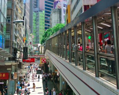 Thang cuốn dài nhất thế giới đưa khách du ngoạn Hong Kong