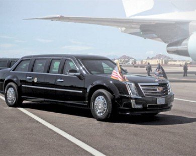Hé lộ chiếc limousine bọc thép mới mà ông Donald Trump sẽ sử dụng