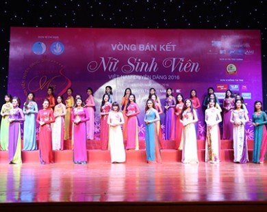 Top 10 thí sinh miền Trung-Tây Nguyên vào chung kết “Nữ sinh viên Việt Nam duyên dáng 2016”