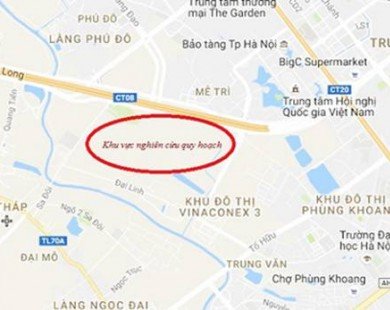 Hà Nội: Quy hoạch chi tiết Khu chức năng đô thị Nam đại lộ Thăng Long
