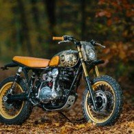 Ngắm Kawasaki W650 Scrambler độ hình xăm cực chất