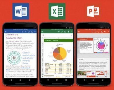 Microsoft cập nhật ứng dụng văn phòng cho Android