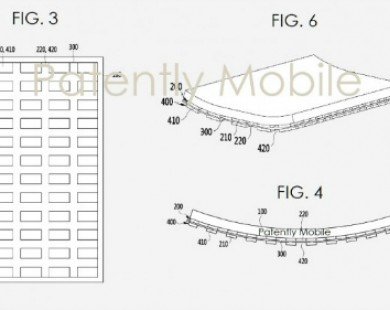 Samsung đã được cấp bằng sáng chế màn hình uốn cong mới