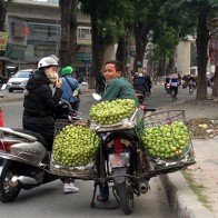 Táo quê xuống phố hút khách Hà Thành