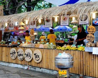 Đủ món ngon tại liên hoan ẩm thực quốc tế tại Sài Gòn