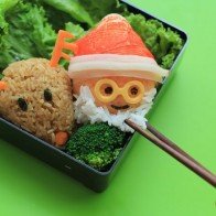 Làm bento Giáng sinh trong 10 phút