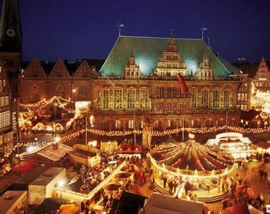 10 khu chợ đẹp rực rỡ đêm Giáng sinh