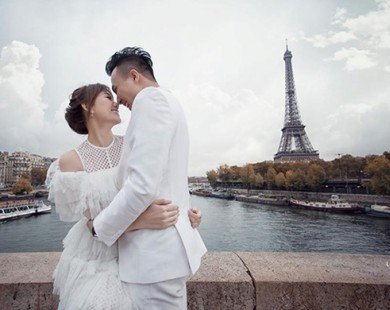 Trọn bộ ảnh cưới tuyệt đẹp của vợ chồng Trấn Thành chụp tại Paris