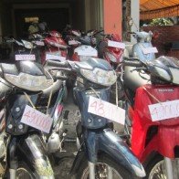 Cảnh giác với xe máy cũ lắp ráp phụ tùng nhái