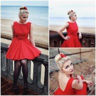 Xao xuyến với những mẫu váy đỏ nổi bật "đẹp miễn chê" đón năm mới 2017
