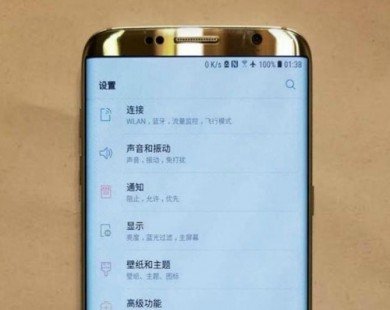 Ảnh thực tế Samsung Galaxy S8: Cạnh benzel siêu mỏng