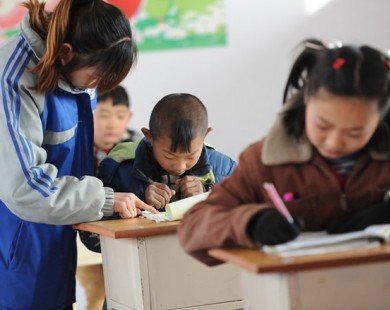 Ngôi trường có 15 học sinh, 20 giáo viên ở Trung Quốc