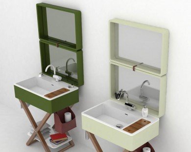 Bồn rửa hình vali: giải pháp tiện ích cho phòng tắm nhỏ