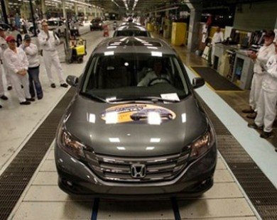 Honda đầu tư thêm hơn 370 triệu USD vào thị trường ôtô Canada