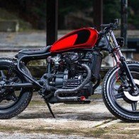 Cách độ Just Honda CX500 mang mã màu huyền bí