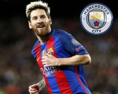 CHUYỂN NHƯỢNG (17.1): Man City phá kỷ lục mua Messi
