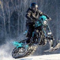 Ngạc nhiên Harley-Davidson Roadster độ rồng tuyết