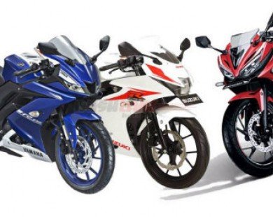 Mua Yamaha R15 V3, Suzuki GSX 150R hay Honda CBR150R?