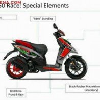 Rò rỉ thông tin Aprilia SR 150 bản đua