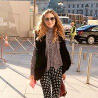 Phối quần âu sành điệu như Olivia Palermo