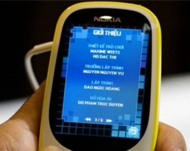 Người Việt Nam phát triển game Snake cho Nokia 3310