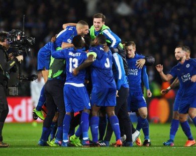 Kết quả Champions League rạng sáng 15.3: Leicester gây sốc
