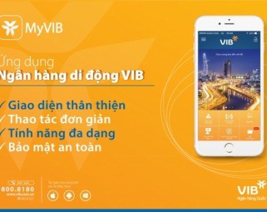VIB nhận hai giải thưởng quốc tế cho ứng dụng di động MyVIB