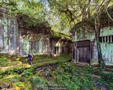 Bí ẩn ngồi đền cổ nằm sâu trong rừng ở Campuchia