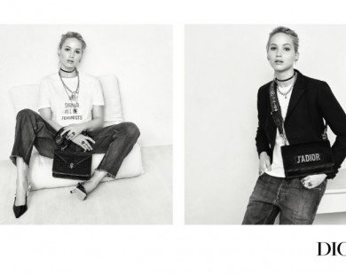 Jennifer Lawrence giản dị trong chiến dịch Dior Thu Đông 2017
