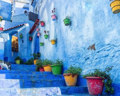 Chefchaouen, hòn ngọc xanh của Morocco