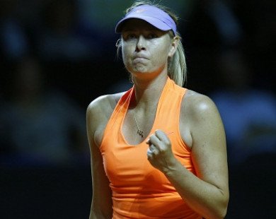 Sharapova chiến thắng trong trận trở lại sau án cấm