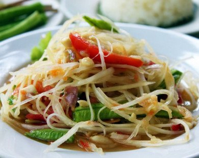 Som tam – món ăn đỉnh cao của nền ẩm thực Thái Lan