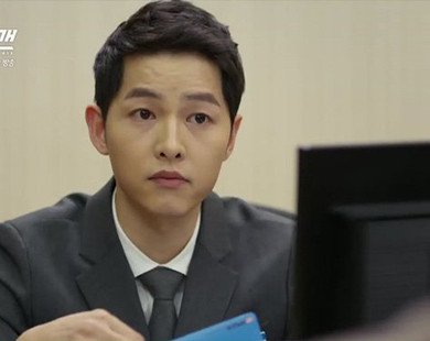 Hot boy ngân hàng Song Joong Ki tái xuất siêu bảnh trai trong tập 9 Man To Man