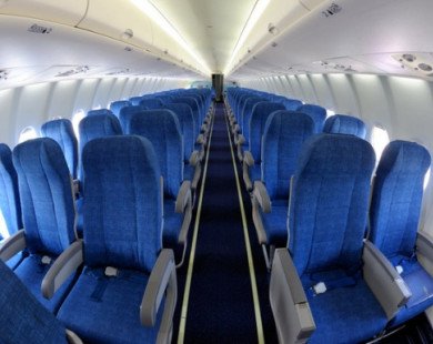 Vì sao nội thất máy bay lại chủ yếu có màu xanh?