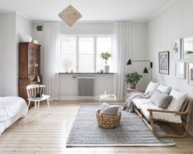 Vẻ đẹp lãng mạn của căn hộ 30m² phong cách Vintage