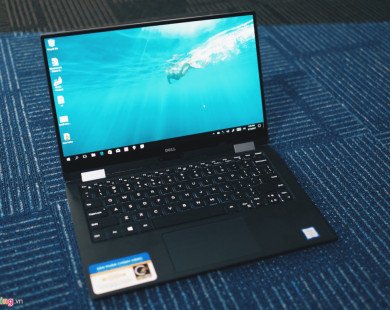 Ảnh laptop siêu mỏng Dell XPS 13 2-trong-1 giá 55 triệu vừa về VN