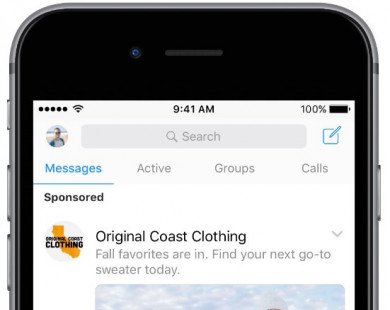 Đến lượt Facebook Messenger hiển thị quảng cáo thương mại