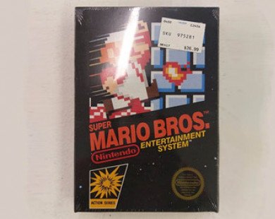 Bản hiếm game Super Mario bán giá 30.000 USD