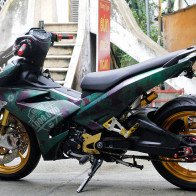 Exciter 150 phong cách gỉ sét với tem kỷ niệm 1 triệu xe