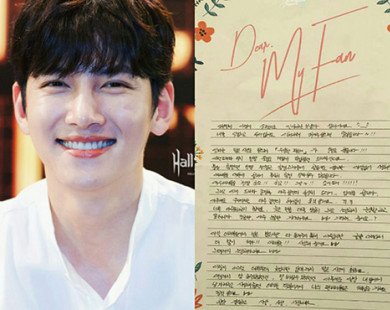 Cảm động trước bức thư tay đầu tiên Ji Chang Wook gửi fan sau khi nhập ngũ