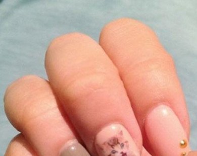 Những mẫu nail đẹp cho bạn gái yêu mèo