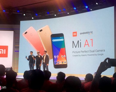 Xiaomi Mi A1 ra mắt với camera kép, chạy Android One