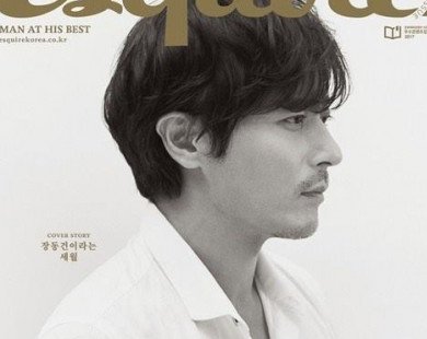 Quý ông U50 Jang Dong Gun đẹp trai bất chấp tuổi tác trên bìa tạp chí